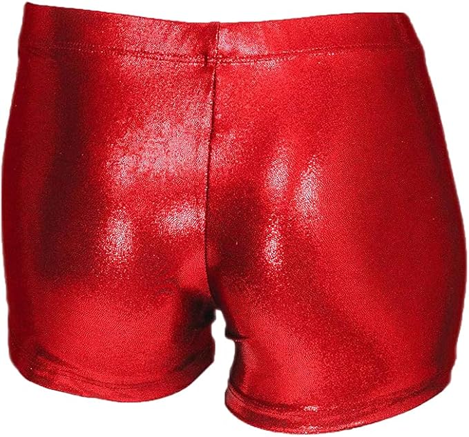 Aosva Little Big Girls' Sparkle Dance Tumbling Athletic Gymnastics Short 2-14Years