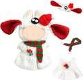 Doll Clothes 17cm/15cm Outfit Set Party Clothes High-End Fashion Outfits Suitable Accessories Christmas Cloak Halloween Premium Clothing 5.91-6.7 inch (No Doll) (LBB-261)
