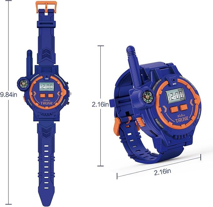Rechargeable Walkie Talkie for Kids Two-Way Radio Walky Talky with Flashlight Children Outdoor Game Interphone Toy Game and Gifts for Boy and Girl Age 3 to 13 Years Old