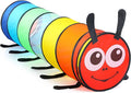Moncoland Kids Play Tunnel for Toddlers, 6-ft Colorful Pop Up Crawl Through Tunnel Play Tent for Baby or Dog Cat, Collapsible Gift for Boy Girl Games Indoor Outdoor Toys