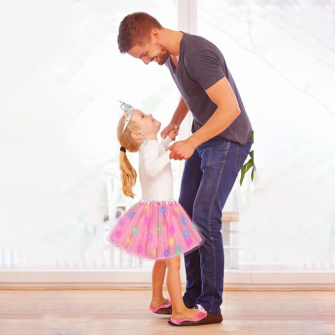 Meland Princess Dress Up for Girls - Dress Up Clothes with Shoes & Skirts, Princess Toys for Toddler Girl 3,4,5,6 Years