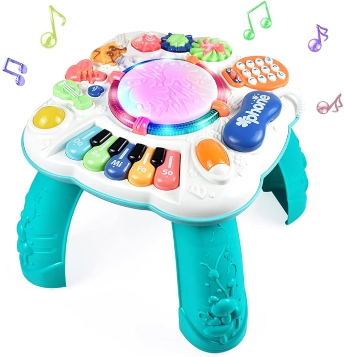 Baby Toy- Engaging Baby Activity Center for 6 12 18 Months Old- Safe, Sturdy, and Fun (11.8 x 11.8 x 12.2 inches)