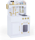 Teamson Kids Versailles Classic Kids Wooden Play Kitchen, White