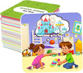 QUOKKA Sequence Speech Therapy Toys for Toddlers 3-4 - Autism Learning Materials for Kids 5-7 - Create a Story Cards Sentence Building - ABA Therapy Social Skills - Storytelling Picture Game
