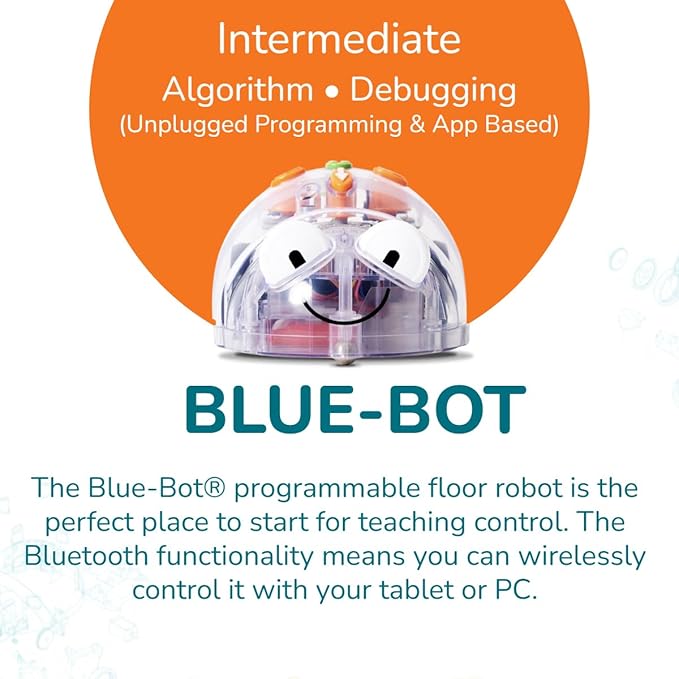 Generic TTS Programming Journey STEAM Programmable Robots Bundle - Glow & Go Bot, Bee-Bot, Blue-Bot, Tuff-Bot The Rugged Robot, Loti-Bot and Oti-Bot Coding Robots for Early Years to 12+ Years
