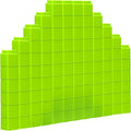 100 Pcs Green Gecko Linking Cubes for Math Counting Cubes Manipulatives Plastic Counting Block Manipulative Classroom Learning Supplies for Educational Preschool Activities (Green Gecko)