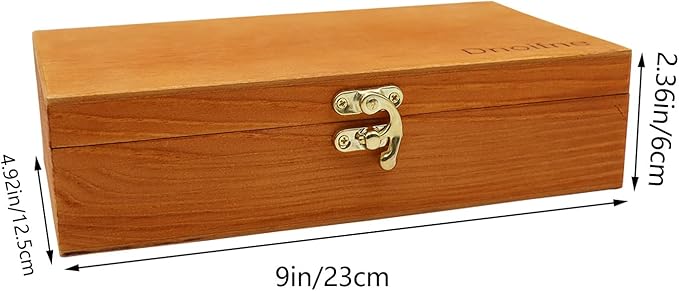 20-46 mm Wooden Coin Holder, 60 pcs Highly Transparent Capsules With Foam Gasket, Collector Case, Professional Storage Box for Collection (Bronze)