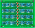 Through-Hole Device(THD) Soldering Practice Kit, Soldering Project Kit with 88 Resistors, 8 LEDs and PCB, Perfect for Electronics Enthusiasts & Beginners