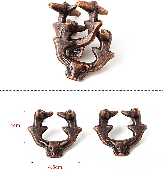 VolksRose 9pcs Brain Teaser Puzzles, Metal Wire Puzzles Set, Mind Smart Game IQ Challenge Puzzle Games, Educational IQ Test Unlock Interlocking Toy Lock Puzzles Gift for Adults Teenagers