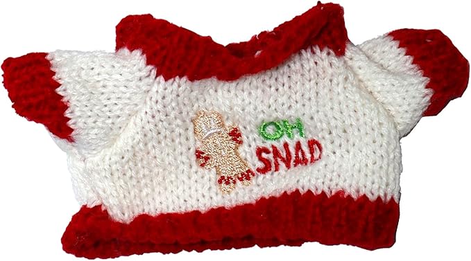 17cm Doll Clothes Christmas Accessories Outfit for 17cm Dolls (NO Doll)(Sweater+Christmas Hat/Scarf)