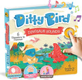 Ditty Bird Dinosaur Book for Toddlers | Realistic Dino Sound Book | Interactive T-Rex Board Books for Toddlers 1-3 | Sensory, Musical Books for Dino Lovers | Sturdy Nursery Rhyme Toys for Baby
