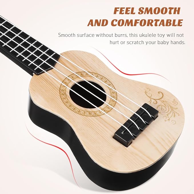 Kids Ukulele - 4 String Musical Instrument for Toddlers & Beginners, Early Education Toy Guitar