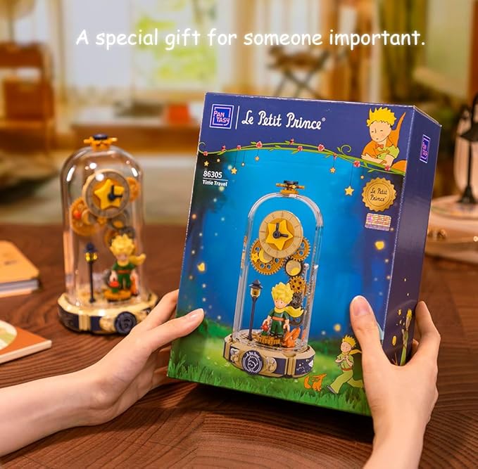 PANTASY Le Petit Prince Time Travel Building Set, Creative Assembly Toy for Adults and Teens, Detailed Model of The Little Prince's Journey Through Time, Timeless Story Construction Blocks