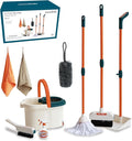 Toddler Cleaning Set - Realistic Cleaning Set for Toddlers 1-3 - Engaging Kids Broom and Dustpan Set - Safe Toddler Broom and Cleaning Set Toys - Perfect Kids Mop and Broom Set