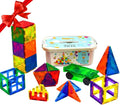 Magnetic Tiles Clear Colors Magnet Blocks for Kids Magnetic Tiles STEM Magnetic Blocks Connect Tiles Activities Magnetic Blocks for Toddlers Girls Boys Magnetic Toys