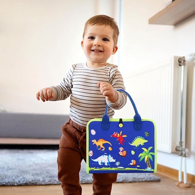 Busy Board for 1 Year Old, Montessori Toys for 1 2 3 4 Years Old Toddlers Baby Sensory Busy Book Preschool Learning Activities Airplane Car Travel Toys Birthday Gifts for Boys Girls 12 Months