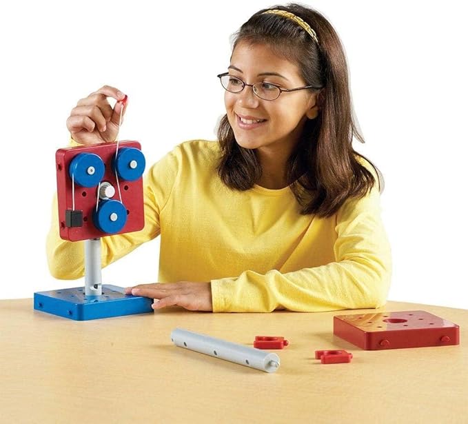 Learning Resources Simple Machines, STEM, Early Engineering Toy Set of 5