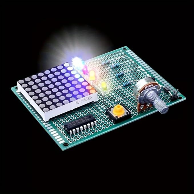 33pcs double-sided PCB prototype circuit board kit, 5 sizes of green universal printed circuit boards, can be used for electronic component soldering, suitable for DIY soldering projects.