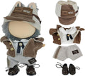 17cm Doll Clothes - 6 Set for 6.7 inches Doll Outfit，Clothing for Dolls Accessories.Cute Clothes for Dress up (dollsuit-Brown)
