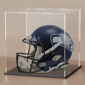 SVENJBB Acrylic Display Case, 12x12x12 Inch Cube, Clear Acrylic Box with Matte Black Base and Lid for Collectibles and Figures