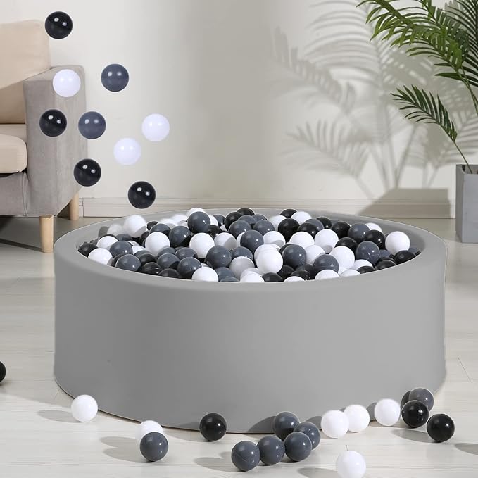 Ball Pit Balls Plastic Balls for Ball Pit Phathalate Free BPA Free Plastic Balls 100pcs 2.2" Set for Toddlers for Play Tent Tunnel