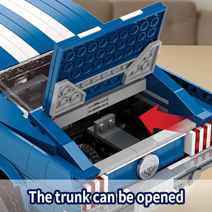 Sports GTRS Car Building Blocks Toys Boys or Adults Kits，1:10 MOC Building Set Raceing Car Model,Cars for Boys Age 14，Compatible with Lego(1680 Pcs)