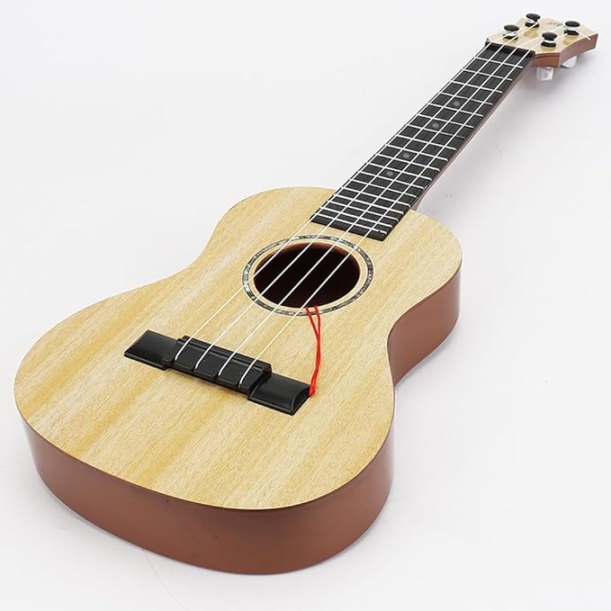 Raimy Kids Ukulele Guitar - 21inch 4 Strings Guitar Children Musical Instruments Educational Toys with Picks for Toddler Kids Boys Girls Beginner (White)