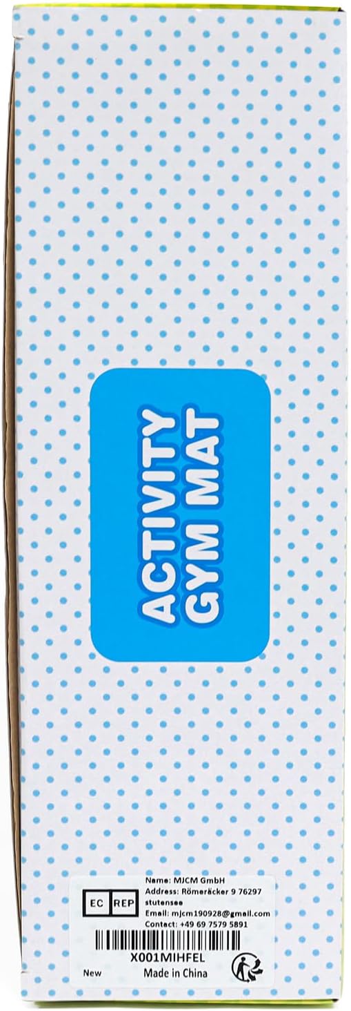 Dr.Rapeti Baby Play Gym Mat with Ball Pit Activity Gym Center Tummy Time Mat Thickened Mat Sensory Exploration Motor Skill Development for Newborn Infant Baby Toddlers