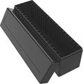 Plastic Coin Slab Storage Box – 20-Slot Coin Holder Organizer Case Fits for PCGS NGC PMG PCCB Slabs, Secure Coin Collection Box for Collectors, Home, Office, Bank Use (Box Only, Black)