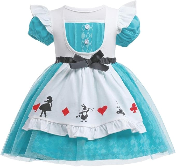 Dressy Daisy Princess Dress Up Clothes Halloween Fancy Party Tulle Skirt Summer Outfit for Baby & Toddler Girls