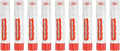 PATIKIL Tempera Paint Sticks, 9 Pcs Solid Tempera Paints Sticks Washable Bulk Markers Pen Quick Drying for Artists Beginners Art Supplies, Red