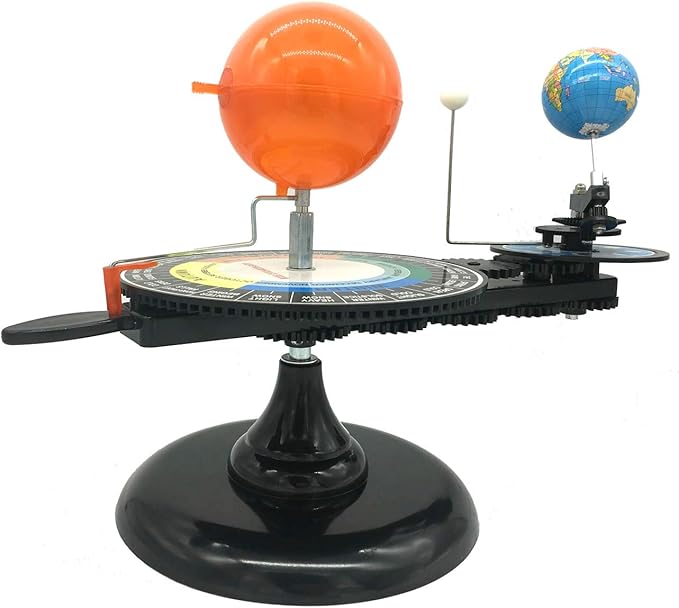 English Solar System Sun Earth Moon Orbital Planetarium Model Educational Planetarium Project Kit for Science Astronomy Teaching, Earth Moon Sun Orbit Model for Kids