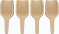 Inspire My Play - 4 x Mini Silicone Scoops - Perfect for Sensory PlayTray - Sensory Bin Accessories - Special Education Classroom Supplies - Montessori Education Toys - Multi-Purpose Shovel - Natural