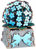 3D Wooden Puzzles for Kids DIY Wooden Flower Building Block Set Craft for Children Adults to Build Valentine's Day/Mother's Day/Teacher's Day/Birthday Gifts (Hydrangeaceae)