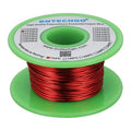 BNTECHGO 20 AWG Magnet Wire - Enameled Copper Wire - Enameled Magnet Winding Wire - 4 oz - 0.0315" Diameter 1 Spool Coil Red Temperature Rating 155℃ Widely Used for Transformers Inductors
