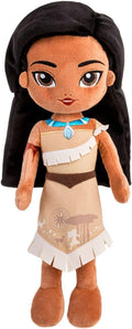 DISNEY STORE Official Princess Plush Doll, Pocahontas, Medium 14 Inches, Soft Plushy with Embroidered Features, Princess Toys for Girls, Disney Dolls, Stuffed Animals for Girls