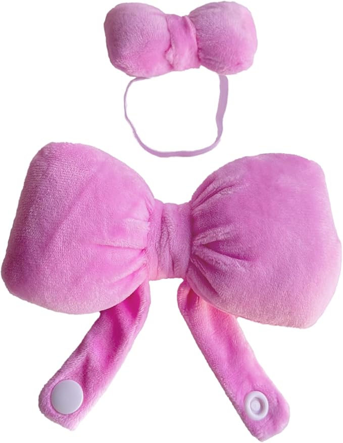 15/17cm(6.7inch) Doll Clothes 2 Set with Purple Bow, Outfit Accessories for Dress Up Dolls, Gift for Girls and Woman (Doll Not Included)