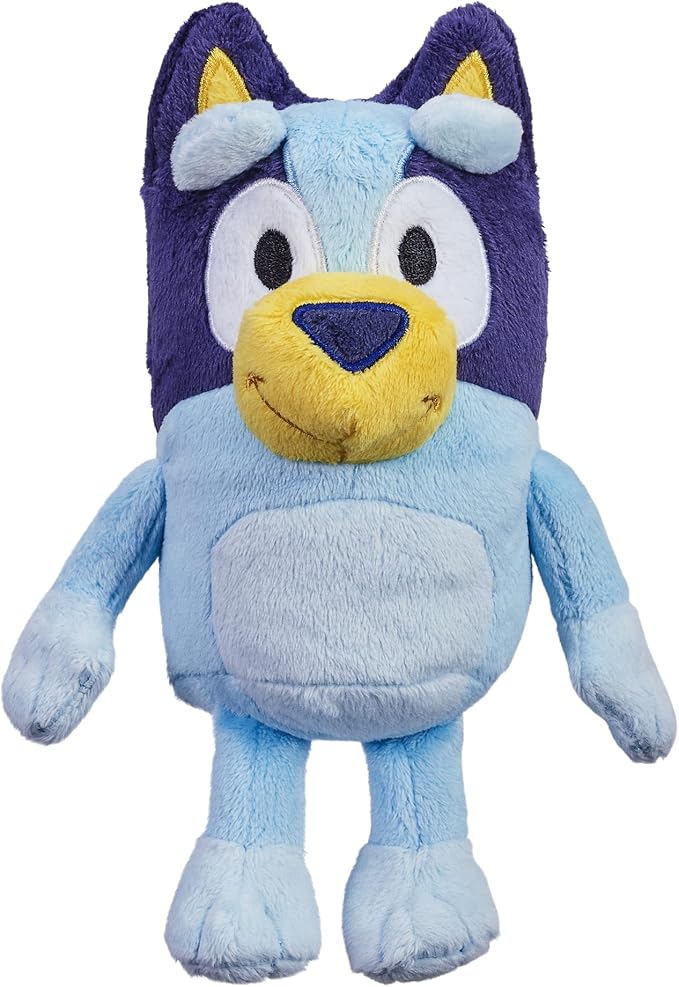 Bluey Heeler Family Stuffed Animal Set of 4, 7-8”, Soft, Bingo, Bandit, and Chilli Plush Figure Toys, Cuddly Plush Toys for Kids Ages 3+