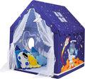 Kids Tent Blue Space Toddler Playtent for Boys,Large and Foldable Kids Playhouse with Windows, Portable and Lightweight Play Tent Indoor&Outdoor for Gift to Toddlers