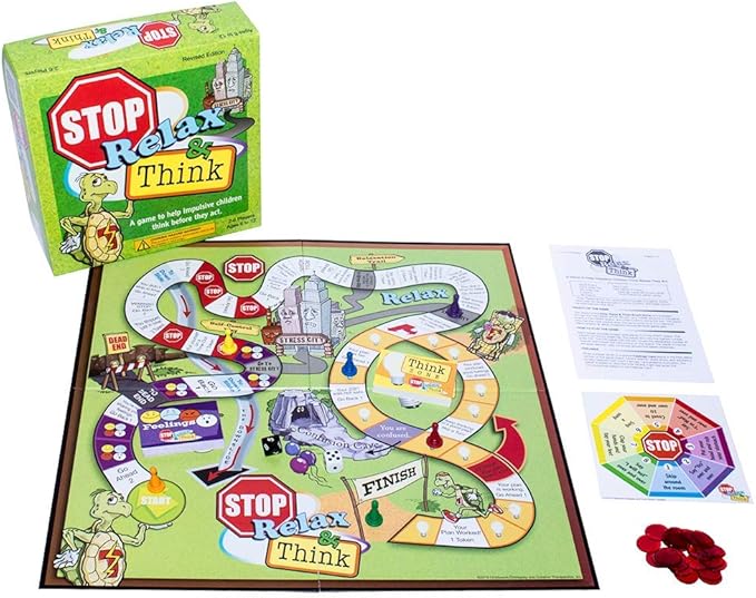 The Stop, Relax, and Think Board Game