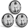 The Archangel Michael Challenge Coin Police Military Hero's Coin (Pack of 3)