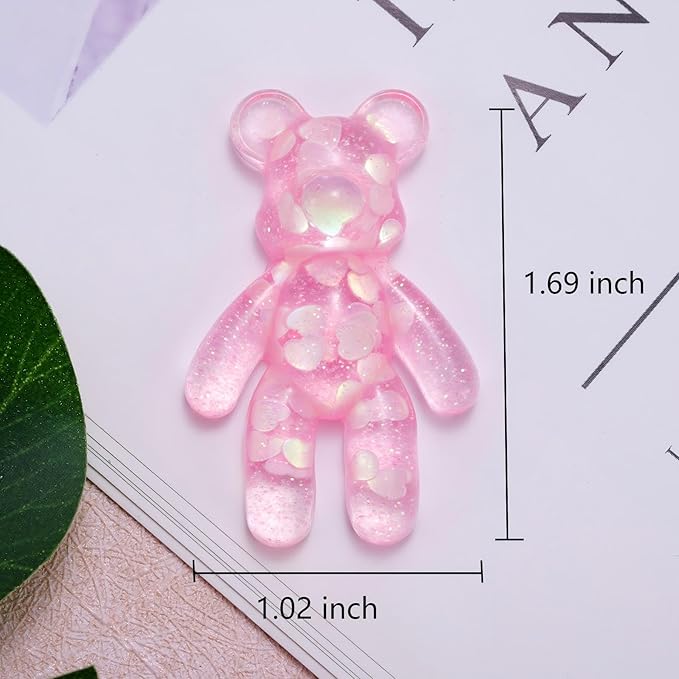 Pocket Bear Hug - Anxiety & Stress Relief Gift, Autism Fidget Toy, Comforting Back to School Gift for Son or Daughter - Pink