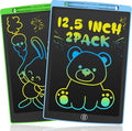 LCD Writing Tablet for Kids 12.5 Inch, Doodle Pad, Colorful Writing Board, LCD Drawing Board Erasable,Toys for Kids, Birthday Day Gifts for 3 4 5 6 7 8 Year Old Girls Boys, Blue (Blue+Green)