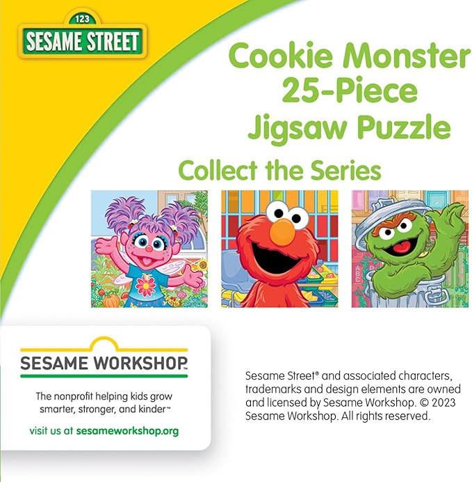 Sesame Street Cookie Monster 25pc Puzzle
