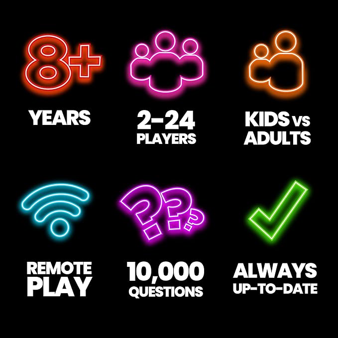 Outsmarted Ultimate Edition - 10 Exciting Bonus Categories | Kids, Teens & Adults | Next-Level Game Night for Family & Friends | 2–24 Players | Age 8+ | 10,000+ Questions | 2025 Edition