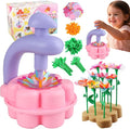 Fabric Flower Bouquets Toys, DIY Craft Kits Toys for Kids, Educational Arts & Crafts Toy, Build Your Own Flowers, DIY Creative Activity Christmas Birthday Gift for 4 5 6 7 8+ Year Old Toddler Girls