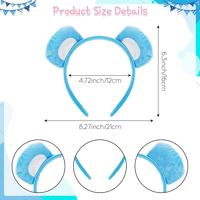 Halloween Bear Costume Accessories Bear Ear Headband and Tutu Skirt Set for Halloween Cosplay Party Dress Up