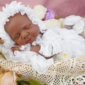 Full Silicone Reborn Baby Doll, 20 Inch Lifelike Newborn Girl, Reborn Baby Dolls Silicone Full Body Sleeping for Therapy & Memory Keepsake