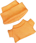 17cm/6.7in Clothes Set for Dolls - Cute Hat & Overalls Outfit, Soft Premium Fabric Dress Up Accessories Suit, Easy On/Off, NO Doll Included (Orange)