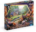 Ceaco - Sapphire Select - Disney - Snow White and The Seven Dwarves - 1000 Piece Jigsaw Puzzle – Challenging & Fun – Blue Core Puzzle Board – Giftable Display Box - Full Size Poster Included